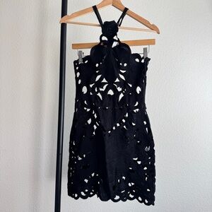 Rat & Boa Black Mini Dress